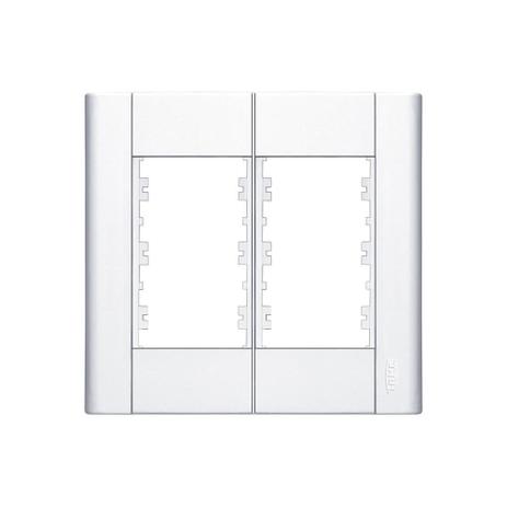 Placa para 6 Módulos Modulare 4x4 Branco 230 - Fame Menor preço em Placa para 6 Módulos Modulare 4x4 Branco 230 - Fame