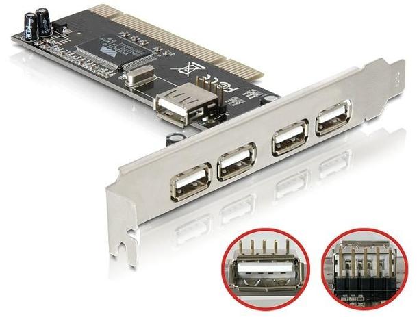 Placa PCI com 5 portas USB 2.0 DP52 - Dex Menor preço em Placa PCI com 5 portas USB 2.0 DP52 - Dex