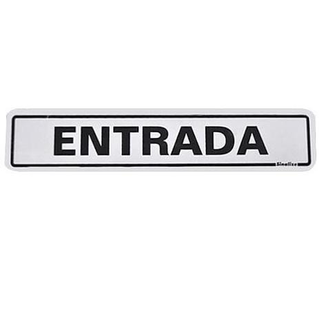 Placa sinalizadora em poliestireno ”entrada” - Sinalize Menor preço em Placa sinalizadora em poliestireno ”entrada” - Sinalize