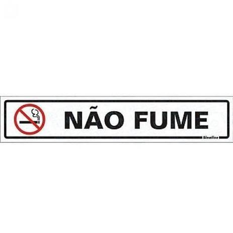 Placa sinalizadora em poliestireno ”não fume” - Sinalize Menor preço em Placa sinalizadora em poliestireno ”não fume” - Sinalize