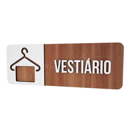 Placa Vestiario Consultorio Restaurante Empresa Academia Decorae Placa De Sinalizacao De Seguranca Magazine Luiza