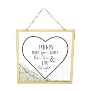 Placa vidro glitter friends big heart dourado 20x2x20cm - Urban é ruim? Placa vidro glitter friends big heart dourado 20x2x20cm - Urban é boa?