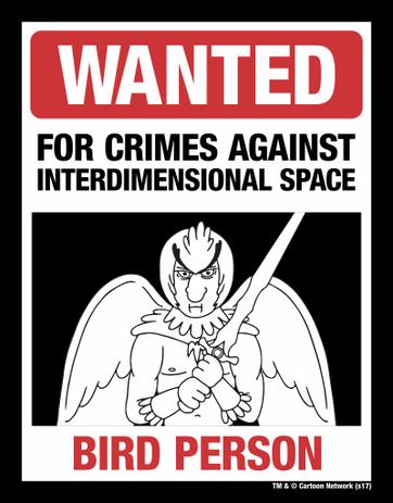 Placa Wanted Bird Person - Geek10 é boa?
