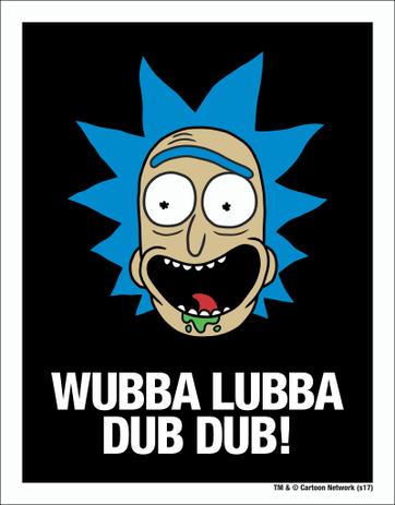 Placa Wubba Lubba Dub Dub - Geek10 é ruim? Placa Wubba Lubba Dub Dub - Geek10 é boa?