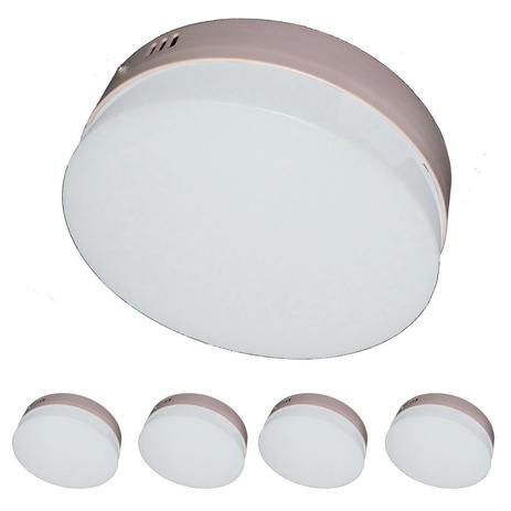 Plafon 36w Redondo 5 Pç Acrílico Sobrepor bivolt NOGALED Luxo é boa?