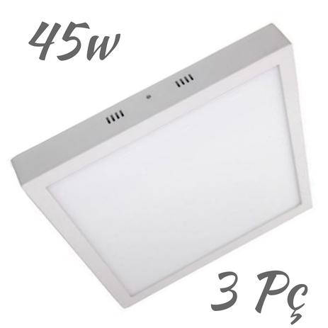Plafon 45w sobrepor 3Pç QD 60x60cm Primeira Linha Nogaled Menor preço em Plafon 45w sobrepor 3Pç QD 60x60cm Primeira Linha Nogaled