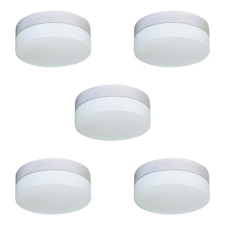 Plafon belle redondo 29cm vidro leitoso 3 lamp. e-27 max 60w base branco 05 unidades - Home line Menor preço em Plafon belle redondo 29cm vidro leitoso 3 lamp. e-27 max 60w base branco 05 unidades - Home line