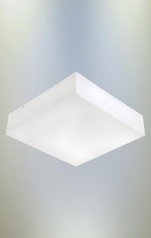 Plafon Cairo Quadrado 30cm 2xE27 em Acrílico - Lalux Menor preço em Plafon Cairo Quadrado 30cm 2xE27 em Acrílico - Lalux