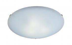 Plafon Clean Redondo Ø25cm 1 luz-Vidro acetinado-Garras Cromadas - Llum bronzearte Menor preço em Plafon Clean Redondo Ø25cm 1 luz-Vidro acetinado-Garras Cromadas - Llum bronzearte