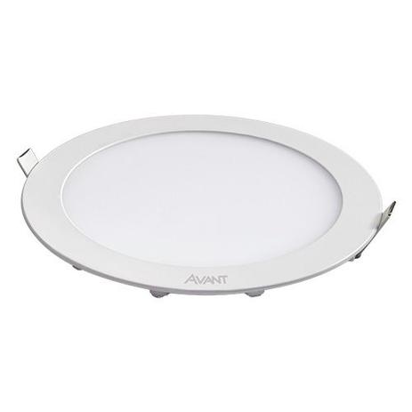 Plafon De Led Embutir Redondo 24W 3000K Am Biv Avant Menor preço em Plafon De Led Embutir Redondo 24W 3000K Am Biv Avant