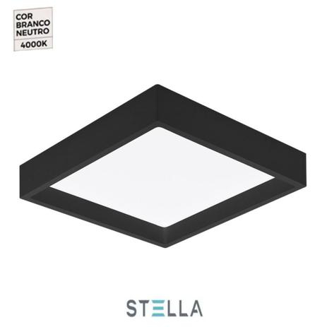 Plafon de sobrepor 24w deep 4000k sth20904pto/40 stella Menor preço em Plafon de sobrepor 24w deep 4000k sth20904pto/40 stella