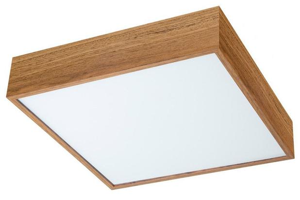 Plafon de Sobrepor Madeira 52x52cm Adhara Madelustre Menor preço em Plafon de Sobrepor Madeira 52x52cm Adhara Madelustre
