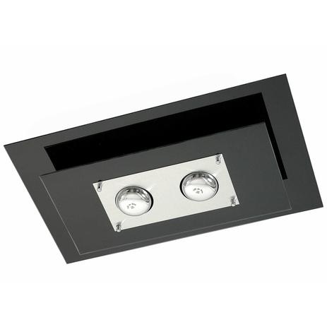 Plafon de Vidro Retangular 50cm x 30cm 136 Pantoja Carmona Preto Menor preço em Plafon de Vidro Retangular 50cm x 30cm 136 Pantoja Carmona Preto