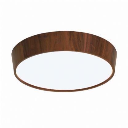 Plafon em Madeira e Acrílico de Sobrepor Cônico Grande Alt: 15cm x Ø 75cm - Accord 589 Menor preço em Plafon em Madeira e Acrílico de Sobrepor Cônico Grande Alt: 15cm x Ø 75cm - Accord 589