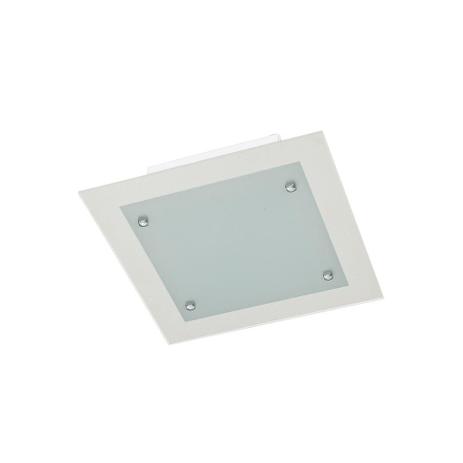 Plafon em Vidro Quadrado para 2 Lâmpadas 30cm Transparente - Pantoja carmona Menor preço em Plafon em Vidro Quadrado para 2 Lâmpadas 30cm Transparente - Pantoja carmona