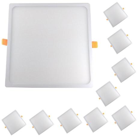 Plafon Embutir 25w Slim 10pç Super Led Fino Nogaled Classe A Menor preço em Plafon Embutir 25w Slim 10pç Super Led Fino Nogaled Classe A
