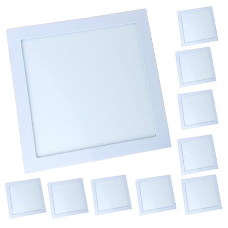 Plafon Embutir 25w Super Led10Pç 30x30x4cm Fino Nogaled Luxo Menor preço em Plafon Embutir 25w Super Led10Pç 30x30x4cm Fino Nogaled Luxo