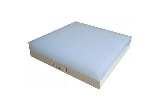 Plafon LED 18w 6000k Painel Acrílico Sobrepor Quadrado Branco Frio - Ddy Menor preço em Plafon LED 18w 6000k Painel Acrílico Sobrepor Quadrado Branco Frio - Ddy