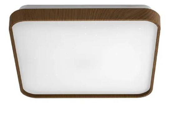 Plafon Led Luminária 40x40 Sobrepor 24w Borda Amadeirada Frio - Lig Light Menor preço em Plafon Led Luminária 40x40 Sobrepor 24w Borda Amadeirada Frio - Lig Light