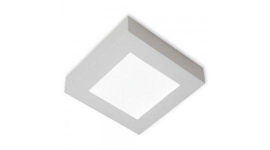 Plafon led quadra 24w 3000k - Startec Menor preço em Plafon led quadra 24w 3000k - Startec
