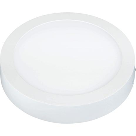 Plafon LED Redondo de Sobrepor Lux Bivolt Taschibra 18W 6500K Luz Branca Menor preço em Plafon LED Redondo de Sobrepor Lux Bivolt Taschibra 18W 6500K Luz Branca