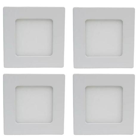 Plafon Led Sobrepor 6w Branco Frio Quadrado Kit 4 - Ctb é ruim? Plafon Led Sobrepor 6w Branco Frio Quadrado Kit 4 - Ctb é boa?