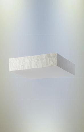 Plafon Mançura Quadrado 30cm 2xE27 em Acrílico - Lalux Menor preço em Plafon Mançura Quadrado 30cm 2xE27 em Acrílico - Lalux