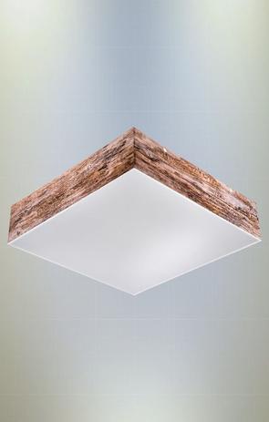 Plafon Oregon Quadrado 60cm 6xE27 em Acrílico - Lalux Menor preço em Plafon Oregon Quadrado 60cm 6xE27 em Acrílico - Lalux