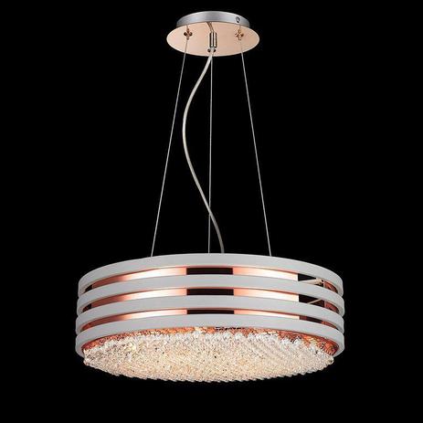 Plafon / Pendente Em Metal com Cristais PL-035/5.40OR - Itamonte Menor preço em Plafon / Pendente Em Metal com Cristais PL-035/5.40OR - Itamonte