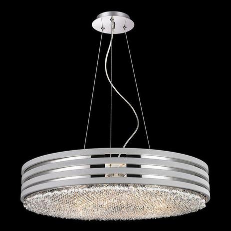 Plafon / Pendente Em Metal com Cristais PL-035/8.60 - Itamonte Menor preço em Plafon / Pendente Em Metal com Cristais PL-035/8.60 - Itamonte