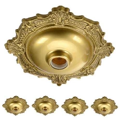 Plafon Plafonier Floral 5 Pç Sobrepor E27 Prata e Bronze - Pavilonis Menor preço em Plafon Plafonier Floral 5 Pç Sobrepor E27 Prata e Bronze - Pavilonis