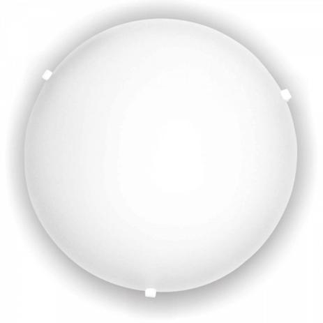 Plafon Redondo 30CM 2 X E-27 Cristal Blumenau Branco Menor preço em Plafon Redondo 30CM 2 X E-27 Cristal Blumenau Branco
