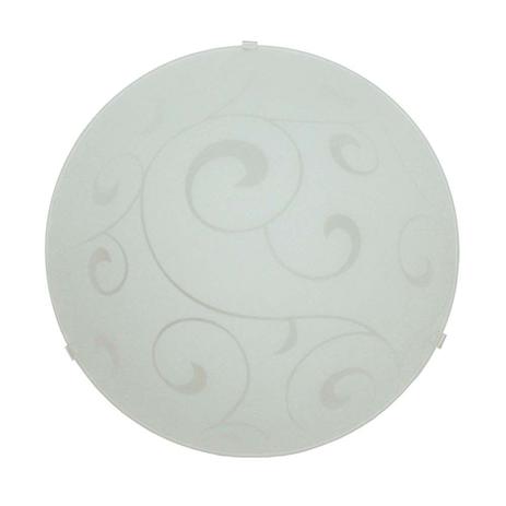Plafon redondo de sobrepor para 3 lâmpadas E27 Angra 40cm fosco com arabescos Taschibra Menor preço em Plafon redondo de sobrepor para 3 lâmpadas E27 Angra 40cm fosco com arabescos Taschibra