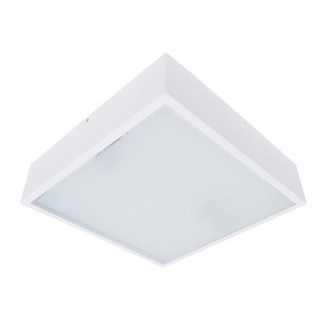 Plafon Sobrepor 104 Branco P/ 2 Lâmpadas 30x30 cm - Megalux Menor preço em Plafon Sobrepor 104 Branco P/ 2 Lâmpadas 30x30 cm - Megalux