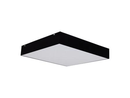Plafon Sobrepor Acrilico Pequeno Preto - Attena iluminação Menor preço em Plafon Sobrepor Acrilico Pequeno Preto - Attena iluminação