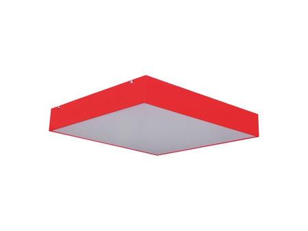 Plafon Sobrepor Acrilico Pequeno Vermelho - Attena iluminação Menor preço em Plafon Sobrepor Acrilico Pequeno Vermelho - Attena iluminação
