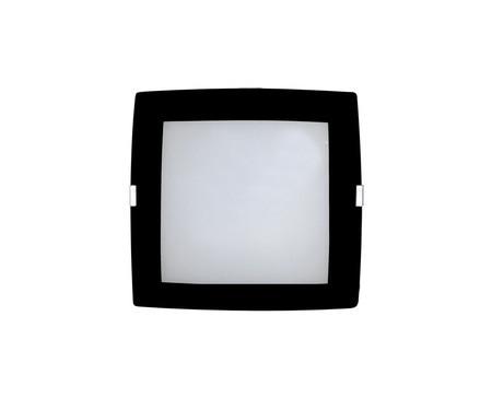 Plafon Sobrepor Quadrado Médio Borda Preta - Attena iluminação Menor preço em Plafon Sobrepor Quadrado Médio Borda Preta - Attena iluminação