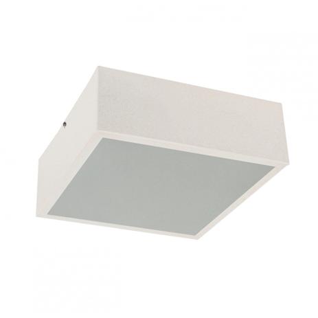 Plafon Sobrepor Quadrado para 1 Lâmpada 21cm Pantoja & Carmona Branco Menor preço em Plafon Sobrepor Quadrado para 1 Lâmpada 21cm Pantoja & Carmona Branco