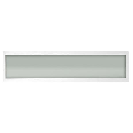 Plafon space emb. ret. 35cm alum. vidro fosco e-27 2 lamp. max 60w branco - Home line Menor preço em Plafon space emb. ret. 35cm alum. vidro fosco e-27 2 lamp. max 60w branco - Home line