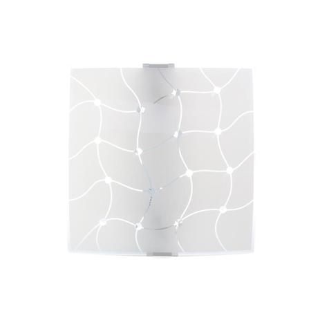 Plafon Trama Quadrado Soquete E27 30x30cm Branco - Bronzearte Menor preço em Plafon Trama Quadrado Soquete E27 30x30cm Branco - Bronzearte
