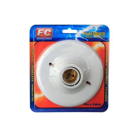 Plafonier para 1 Lâmpada Branco - Fc é boa?