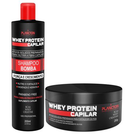 Plancton Whey Protein Capilar kit (2x250ml/g) é boa?