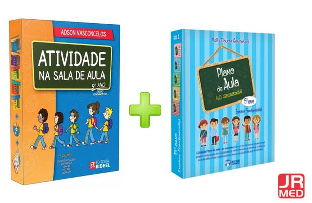 Menor preço em Plano de Aula 40 Semanas - 5º Ano + Coleção Atividade na Sala de Aula  5 Ano Ensino Fundamental - Editora rideel