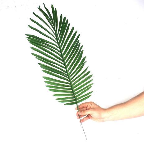 Menor preço em Planta Artificial Folha de Palmeira Areca 65cm - Aluá festas