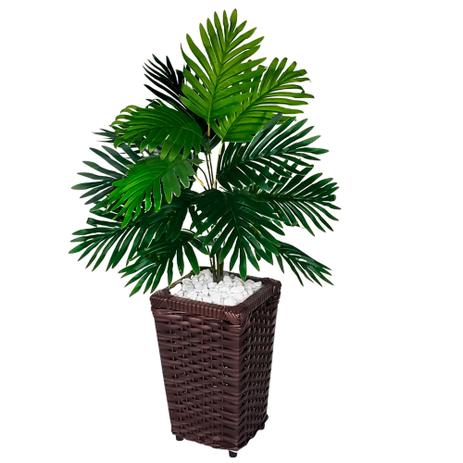 Planta Artificial Palmeira Grande Enfeite Sala Em Vaso Decorativo - Landare Menor preço em Planta Artificial Palmeira Grande Enfeite Sala Em Vaso Decorativo - Landare
