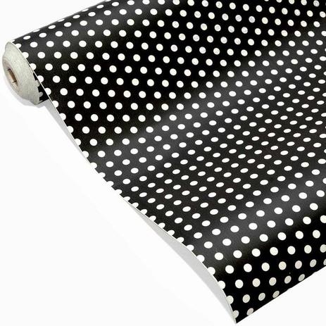 Plástico auto-adesivo decorativo modelo Venita preto bobina de 10 metros x 45cm - Plavitec Menor preço em Plástico auto-adesivo decorativo modelo Venita preto bobina de 10 metros x 45cm - Plavitec