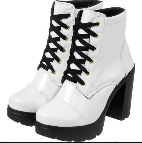 Plataforma Tratorada Branco Verniz - MARCELO CALÇADOS - Outros Moda e  Acessórios - Magazine Luiza