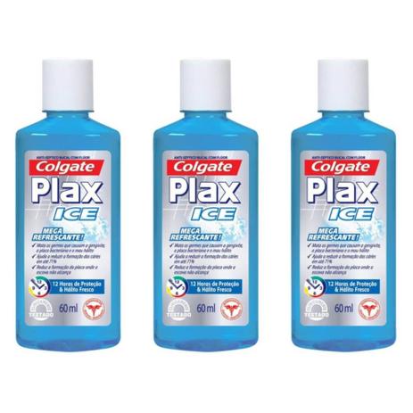 Plax Ice Enxaguante Bucal 60ml (Kit C/03) é boa?