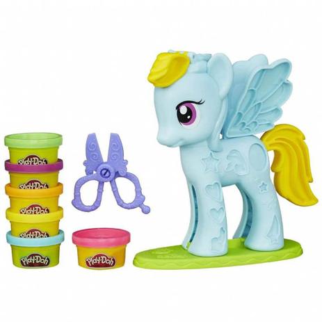Play-Doh Pônei E Penteados My Little Pony - Hasbro B0011 - Play doh Menor preço em Play-Doh Pônei E Penteados My Little Pony - Hasbro B0011 - Play doh