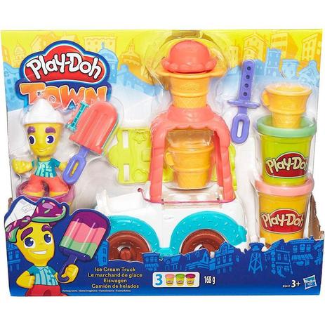 Play-Doh Town Carro De Sorvete / B3417 - Hasbro Menor preço em Play-Doh Town Carro De Sorvete / B3417 - Hasbro